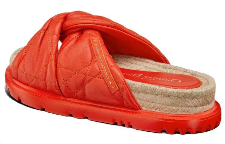 Shop (W) 디올 Dtwist 슬라이드 '오렌지' KDQ705CQL_S18O