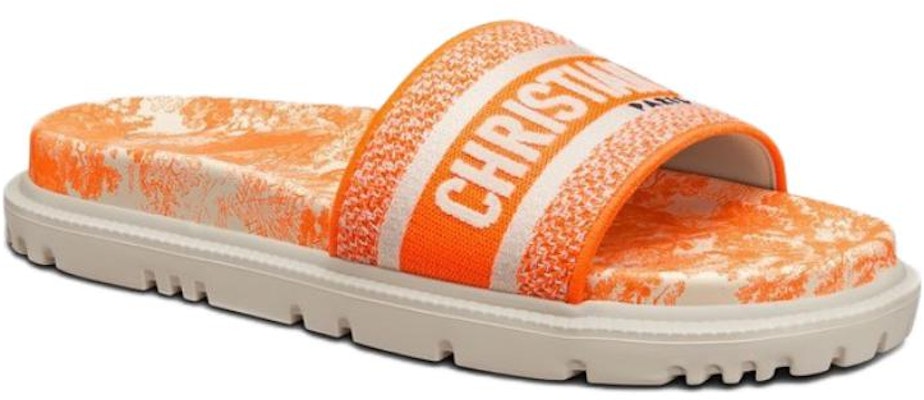 (Women) Dior Dway 'Bright Orange Emblem Embroidery' KCQ550TJU_S74W Lookbook (Women) Dior Dway 'Bright Orange Emblem Embroidery' KCQ550TJU_S74W