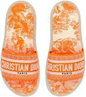 (W) 迪奥 Dway '亮橙色徽标刺绣' KCQ550TJU_S74W Purchase (W) 迪奥 Dway '亮橙色徽标刺绣' KCQ550TJU_S74W