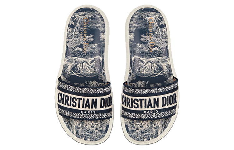 Purchase (W) Dior Dway 'Rue Bordir Biru Tua' KCQ550TJE_S36W