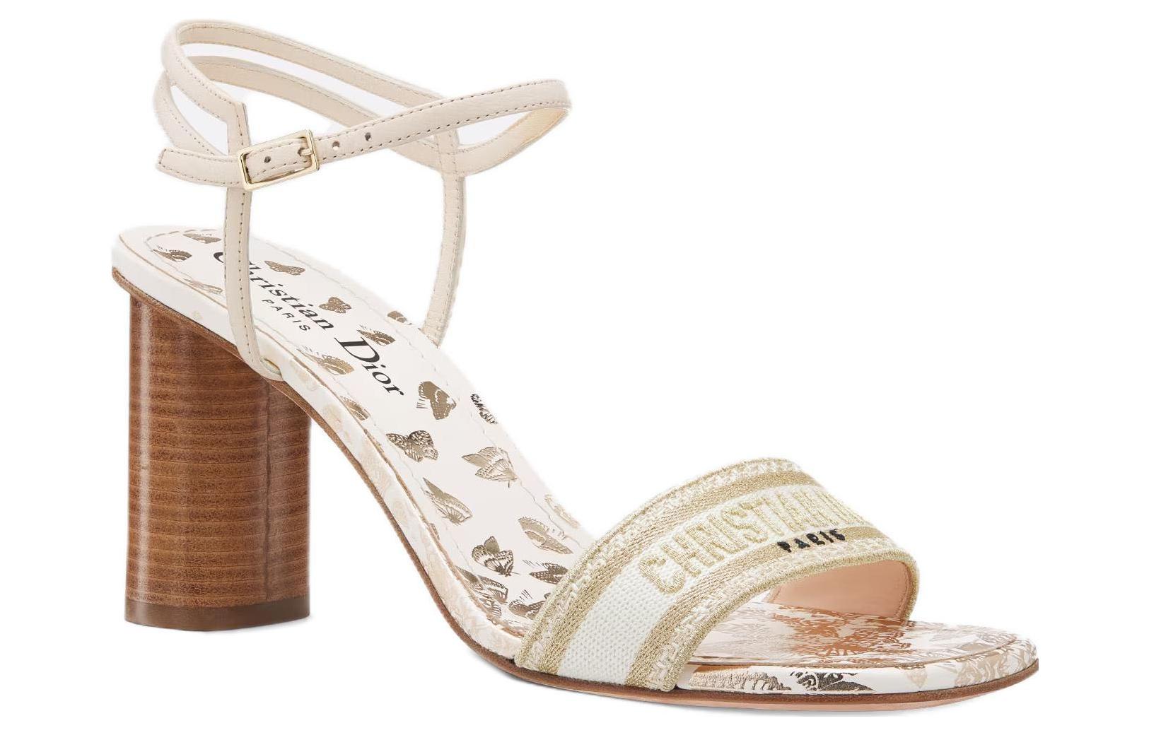 (W) Dior Dway Canvas 'White Logo' Slide 圖 3