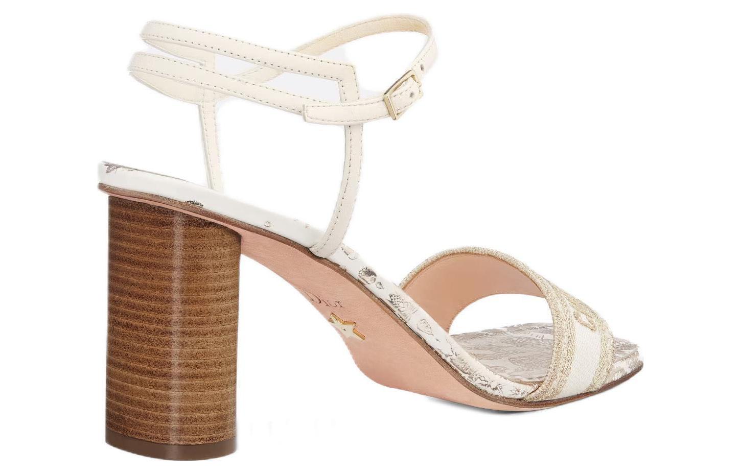 (W) Dior Dway Canvas 'White Logo' Slide 圖 4