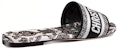 (W) Dior Dway Kanvas Mule 'Hitam Putih' KCQ209DME_S17X