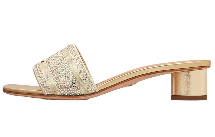 (Women) Dior Dway Canvas Mule 'Gold' KCQ860LCS_S62K