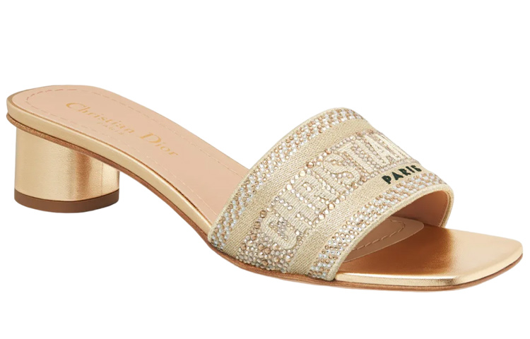 (W) Dior Dway Canvas Mule 'Gold' 圖 3