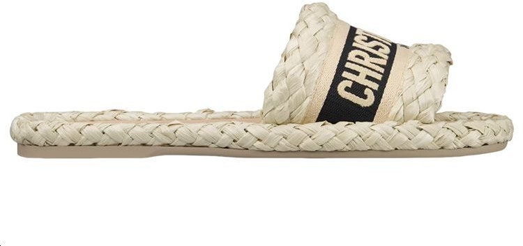 women-dior-dway-embroidered-canvas-yellow-hemp-slide-kcq-844-ecj-s23-y