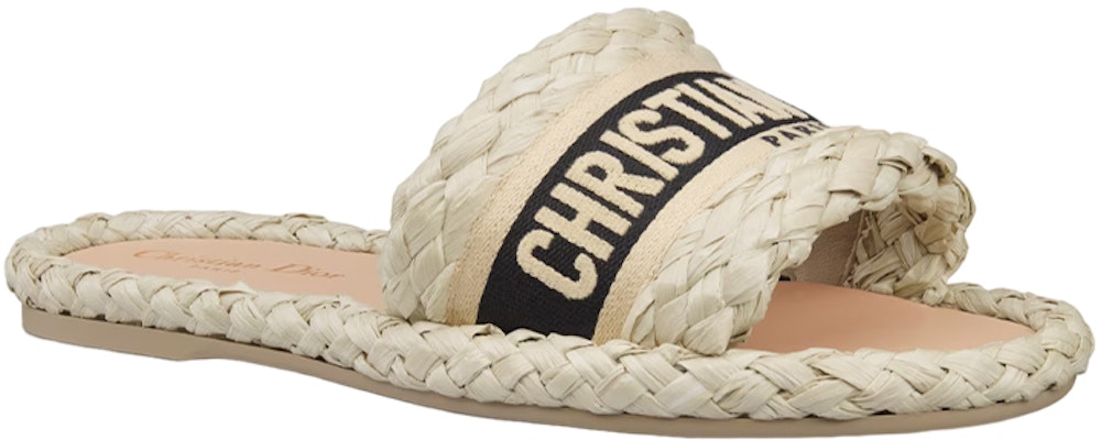 (Women) Dior Dway Embroidered Canvas 'Yellow Hemp' Slide KCQ844ECJ_S23Y Lookbook (Women) Dior Dway Embroidered Canvas 'Yellow Hemp' Slide KCQ844ECJ_S23Y