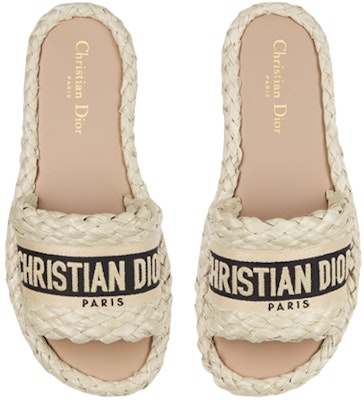 (Women) Dior Dway Embroidered Canvas 'Yellow Hemp' Slide KCQ844ECJ_S23Y Purchase (Women) Dior Dway Embroidered Canvas 'Yellow Hemp' Slide KCQ844ECJ_S23Y