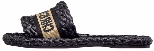 (Women) Dior Dway Embroidered Canvas Slide 'Black' KCQ844ECJ_S900 (Women) Dior Dway Embroidered Canvas Slide 'Black' KCQ844ECJ_S900