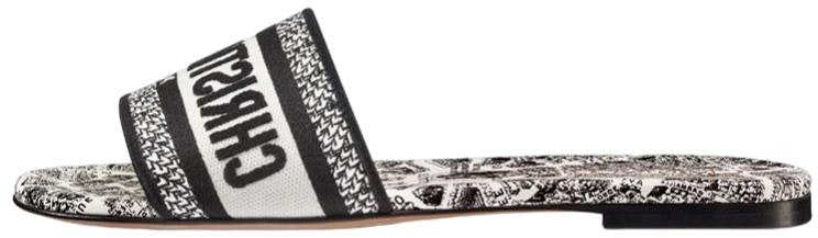 women-dior-dway-embroidered-canvas-slide-black-white-kcq-209-kpy-s15-w