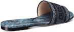 Lookbook (W) Dior Dway Kasut Sulaman Kanvas 'Biru' KCQ308TJD_S92Z