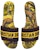 (W) Dior Dway Selipar Kanvas Bersulam 'Kuning' KCQ209VOY_S50H
