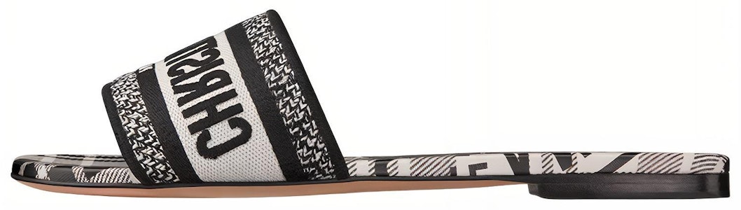 (W) 迪奥Dway黑色刺绣棉拖鞋 KCQ209CEE_S17X Buy (W) 迪奥Dway黑色刺绣棉拖鞋 KCQ209CEE_S17X