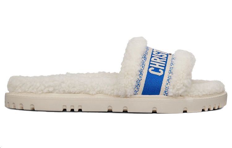 (W) Dior Dway Embroidered Cotton Slide 'Lake Blue' 圖 2