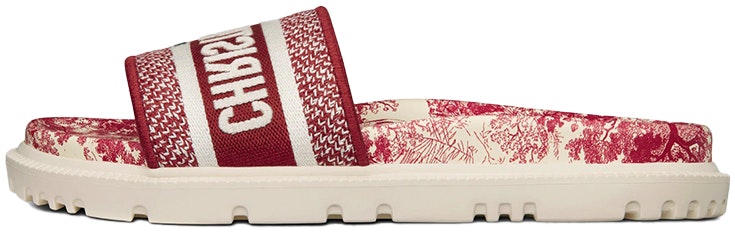 women-dior-dway-embroidered-cotton-slide-red-kcq-550-tje-s78-w