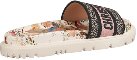 DIOR迪奧 Dway 棉質刺繡 時尚涼拖 女款 米色 Shop DIOR迪奧 Dway 棉質刺繡 時尚涼拖 女款 米色