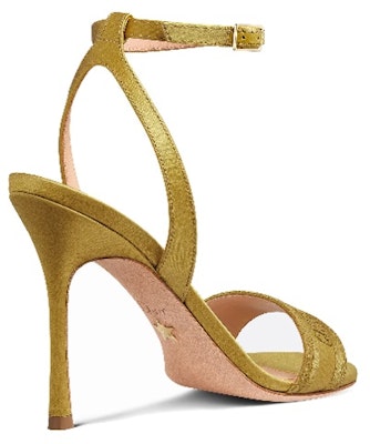 (W) Dior Dway Sandal Hak Tinggi Bordiran 'Satin Kuning' KCQ853SBS_S30Y Lookbook (W) Dior Dway Sandal Hak Tinggi Bordiran 'Satin Kuning' KCQ853SBS_S30Y