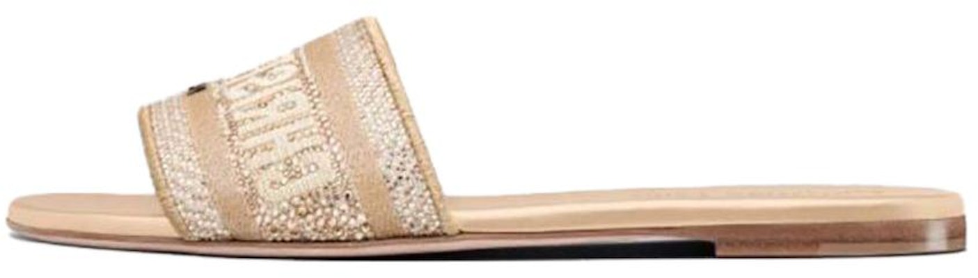 (Women) Dior Dway Embroidered Sandal 'Gold' KCQ209LCS_S62K Buy (Women) Dior Dway Embroidered Sandal 'Gold' KCQ209LCS_S62K