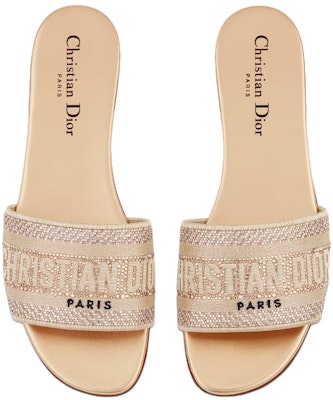 (Women) Dior Dway Embroidered Sandal 'Gold' KCQ209LCS_S62K Lookbook (Women) Dior Dway Embroidered Sandal 'Gold' KCQ209LCS_S62K