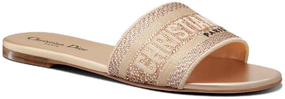 (Women) Dior Dway Embroidered Sandal 'Gold' KCQ209LCS_S62K Shop (Women) Dior Dway Embroidered Sandal 'Gold' KCQ209LCS_S62K