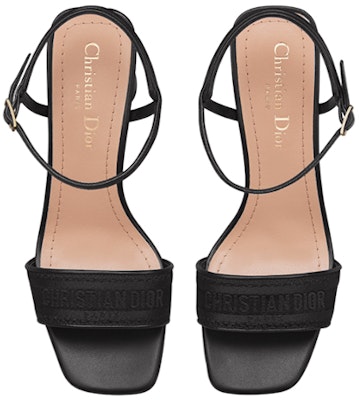 (Women) Dior Dway Embroidered Satin Leather Heeled Slide 'Black' KDQ896ETL_S900 Shop (Women) Dior Dway Embroidered Satin Leather Heeled Slide 'Black' KDQ896ETL_S900