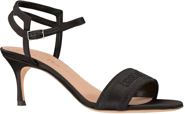 (W) Dior Dway Geborduurde Satin Open-Toe Slide ''Zwart'' KCQ854SBS_S900 Lookbook (W) Dior Dway Geborduurde Satin Open-Toe Slide ''Zwart'' KCQ854SBS_S900