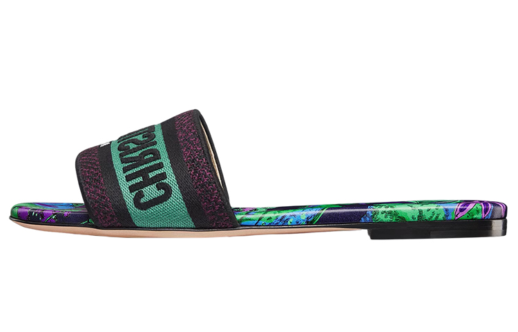 Buy (W) Dior Dway Sandal Bordir 'Hijau' KCQ209VOY_S21V