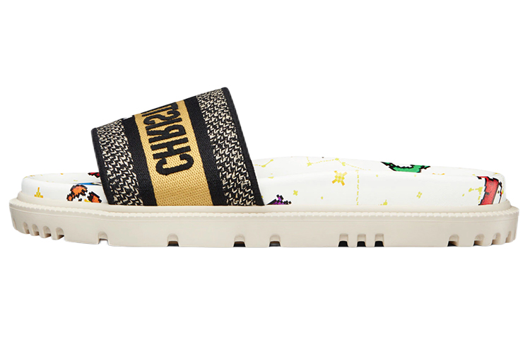 (Women) Dior Dway Embroidered Slides 'Zodiac Signs' KCQ550ZPE_S43L