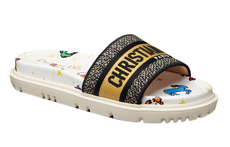 Lookbook (W) Dior Dway Selipar Sulam 'Tanda Zodiak' KCQ550ZPE_S43L