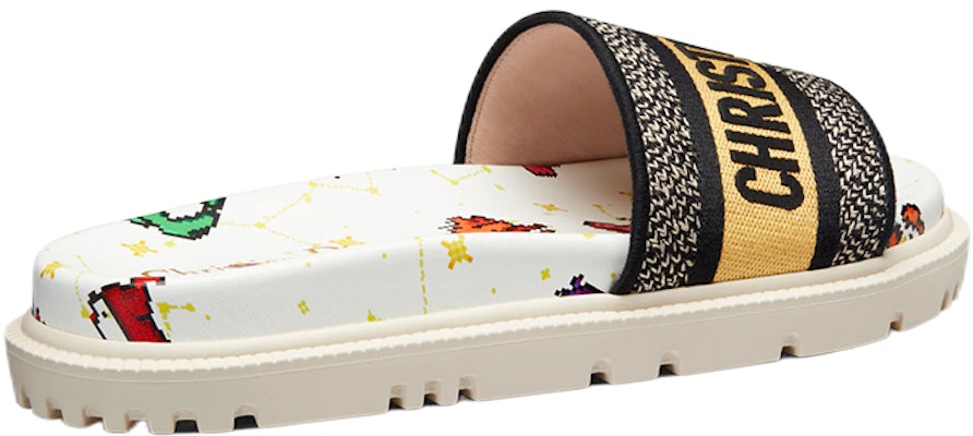(Women) Dior Dway Embroidered Slides 'Zodiac Signs' KCQ550ZPE_S43L Shop (Women) Dior Dway Embroidered Slides 'Zodiac Signs' KCQ550ZPE_S43L