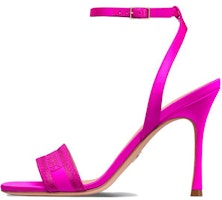 (Women) Dior Dway Fabric Open-Toe High-Heeled Buckle Slide Sandals 'Pink' KCQ853SBS_S65P (Women) Dior Dway Fabric Open-Toe High-Heeled Buckle Slide Sandals 'Pink' KCQ853SBS_S65P