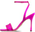Buy (W) Sandales à Talons Ouverts Dior Dway en Tissu avec Boucle ''Rose'' KCQ853SBS_S65P