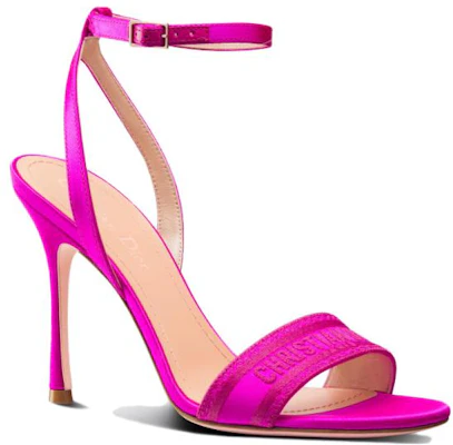 (W) Sandales à Talons Ouverts Dior Dway en Tissu avec Boucle ''Rose'' KCQ853SBS_S65P Shop (W) Sandales à Talons Ouverts Dior Dway en Tissu avec Boucle ''Rose'' KCQ853SBS_S65P