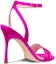 Purchase (W) Sandal Slide Bertumit Tinggi Dior Dway 'Pink' dengan Buckle dan Hujung Terbuka KCQ853SBS_S65P