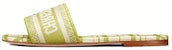 (W) Dior Dway Fabrik Slaid 'Hijau Kuning' KCQ209CND_S46H