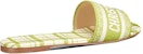 (W) Dior Dway Fabrik Slaid 'Hijau Kuning' KCQ209CND_S46H