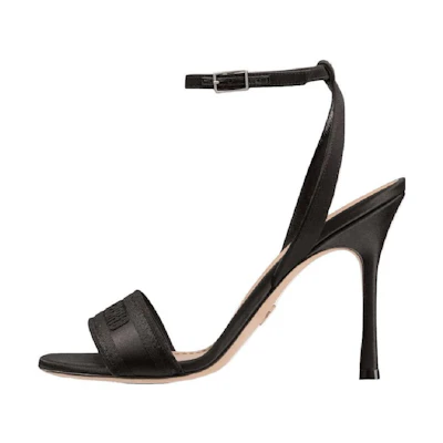 (W) Dior Dway Heeled Sandal 'Black Buckle'