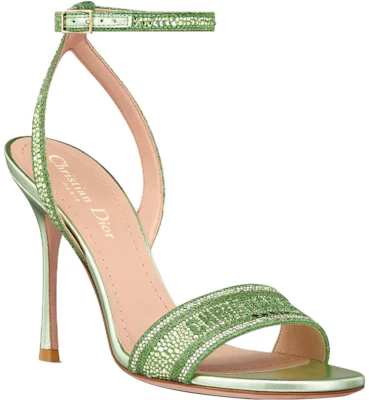 (W) Dior Dway Sandale à Talon ''Boucle Verte'' KDQ707LCS_S79K Order (W) Dior Dway Sandale à Talon ''Boucle Verte'' KDQ707LCS_S79K