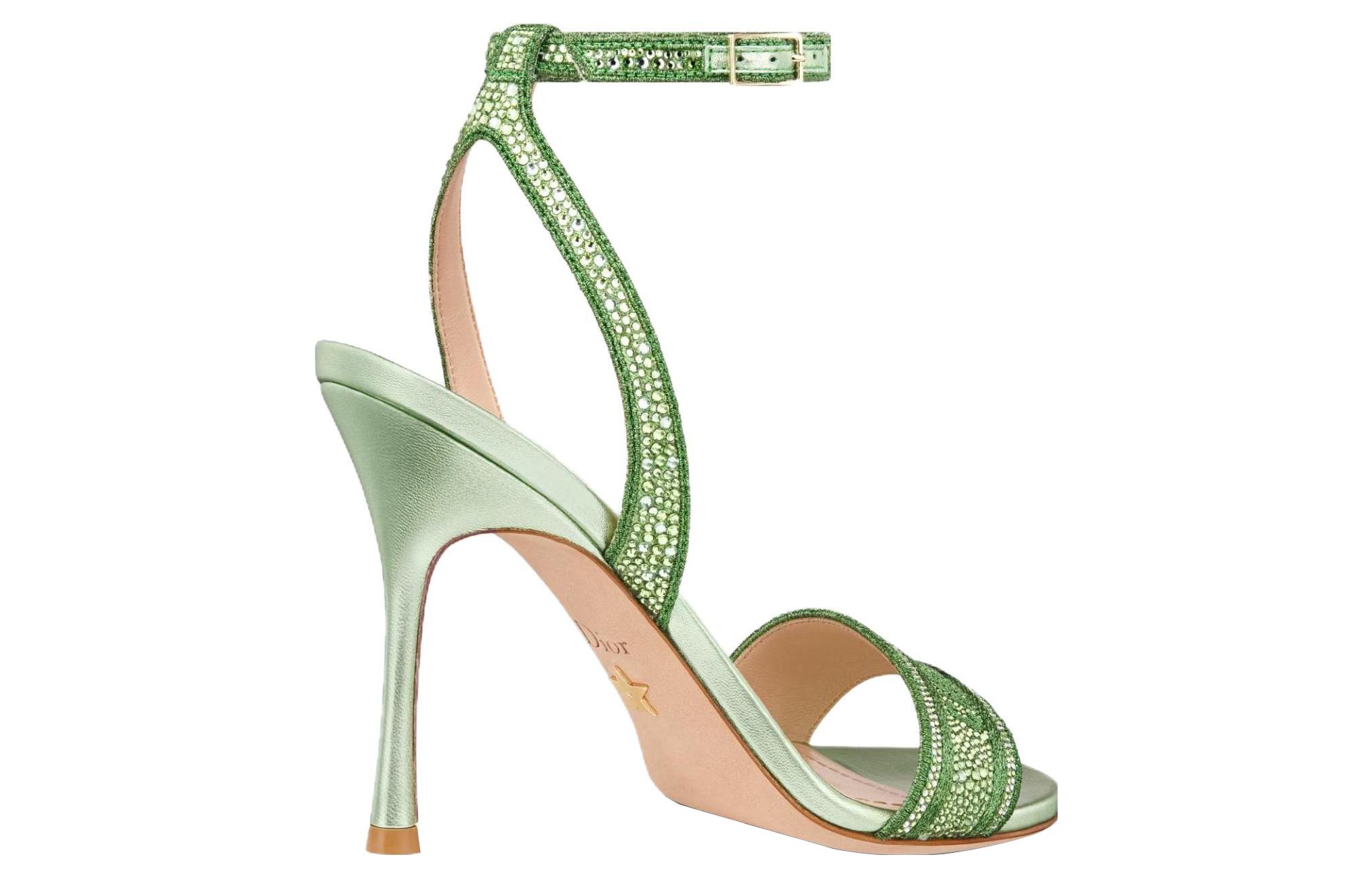Shop (W) Dior Dway Sandale à Talon ''Boucle Verte'' KDQ707LCS_S79K