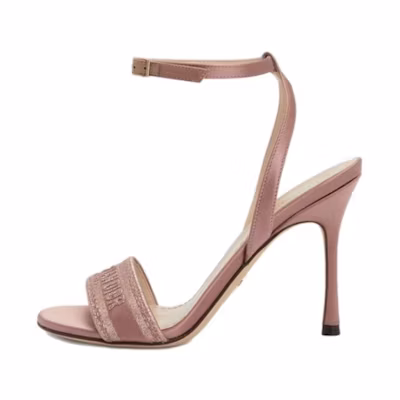 (W) Dior Dway Heeled Sandal 'Pink Buckle'