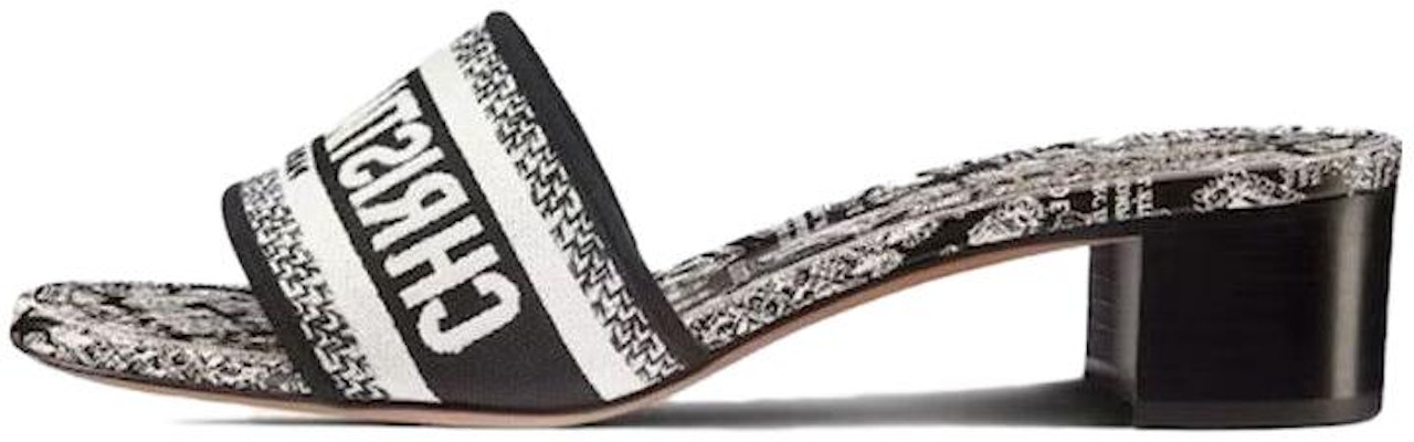 (W) Dior Dway Tacón Slide 'Negro Blanco' KCQ244KPY_S11X Buy (W) Dior Dway Tacón Slide 'Negro Blanco' KCQ244KPY_S11X