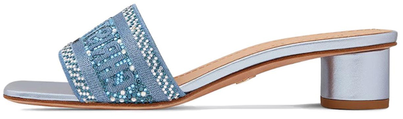 (W) Dior Dway Sandalia Tacón 'Bordado Cristal Azul' KCQ860LCS_S80K Buy (W) Dior Dway Sandalia Tacón 'Bordado Cristal Azul' KCQ860LCS_S80K