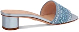 Lookbook (W) Dior Dway Heeled Slide 'Sulam Kristal Biru' KCQ860LCS_S80K