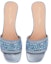 Shop (W) Dior Dway Heeled Slide 'Sulam Kristal Biru' KCQ860LCS_S80K