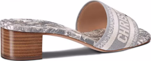 Shop (W) Dior Dway Heeled Slide 'Kelabu' KCQ244TJE_S21G