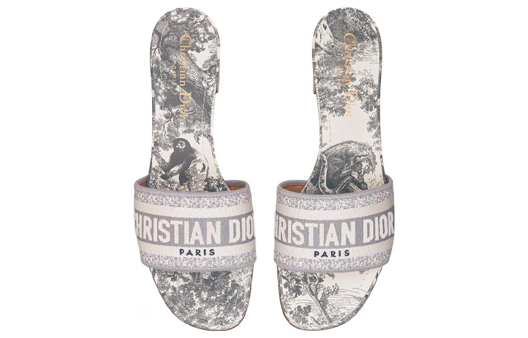 Purchase DIOR 迪奧 DWAY 高跟涼拖 女款 灰色