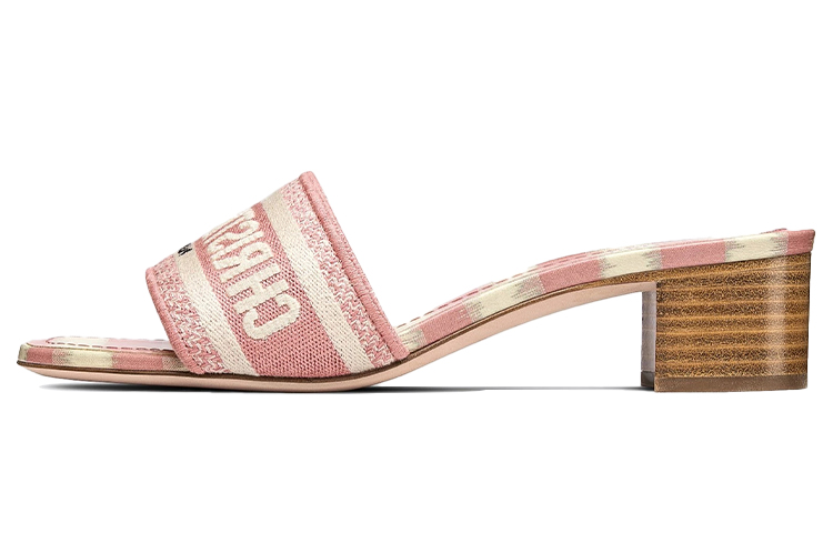 (Women) Dior Dway Heeled Slide 'Pink' KCQ244IKE_S34U