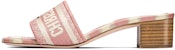 (W) Dior Dway Heeled Slide 'Pink' – Selipar Tinggi Bertumit Dior Dway 'Merah Jambu' KCQ244IKE_S34U