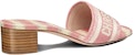 (W) Dior Dway Heeled Slide 'Pink' – Selipar Tinggi Bertumit Dior Dway 'Merah Jambu' KCQ244IKE_S34U