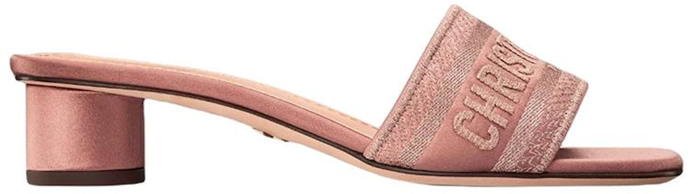 (W) Dior Dway Heeled Slide ''Roze Logo Borduursel'' KCQ858SBX_S70K Order (W) Dior Dway Heeled Slide ''Roze Logo Borduursel'' KCQ858SBX_S70K